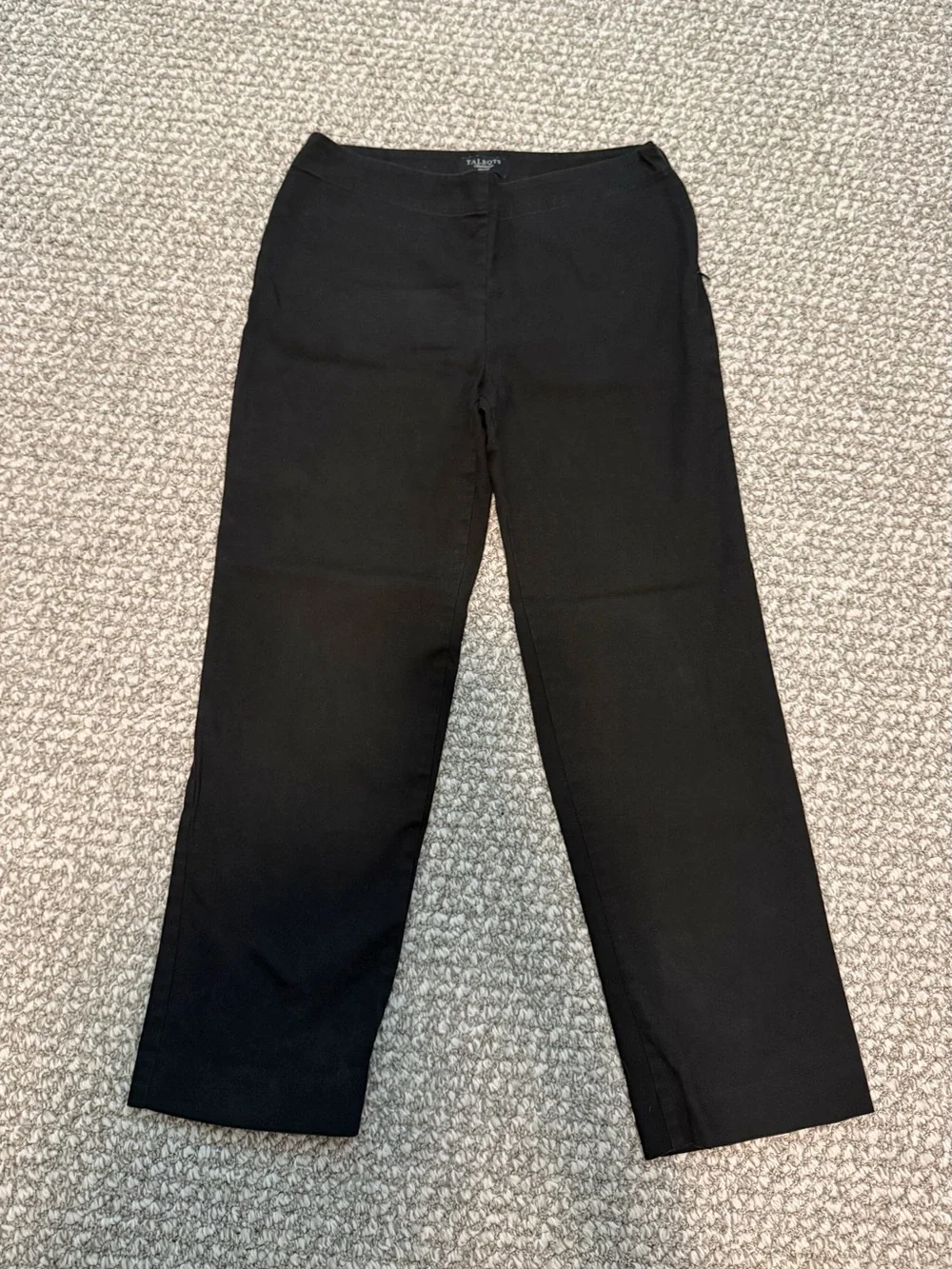 Talbots Black Petite Dress Pants 2p new with partial tag